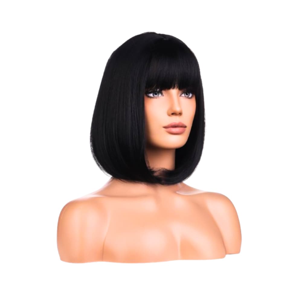 Peluca sintética color negro Tiara - Miniatura 3