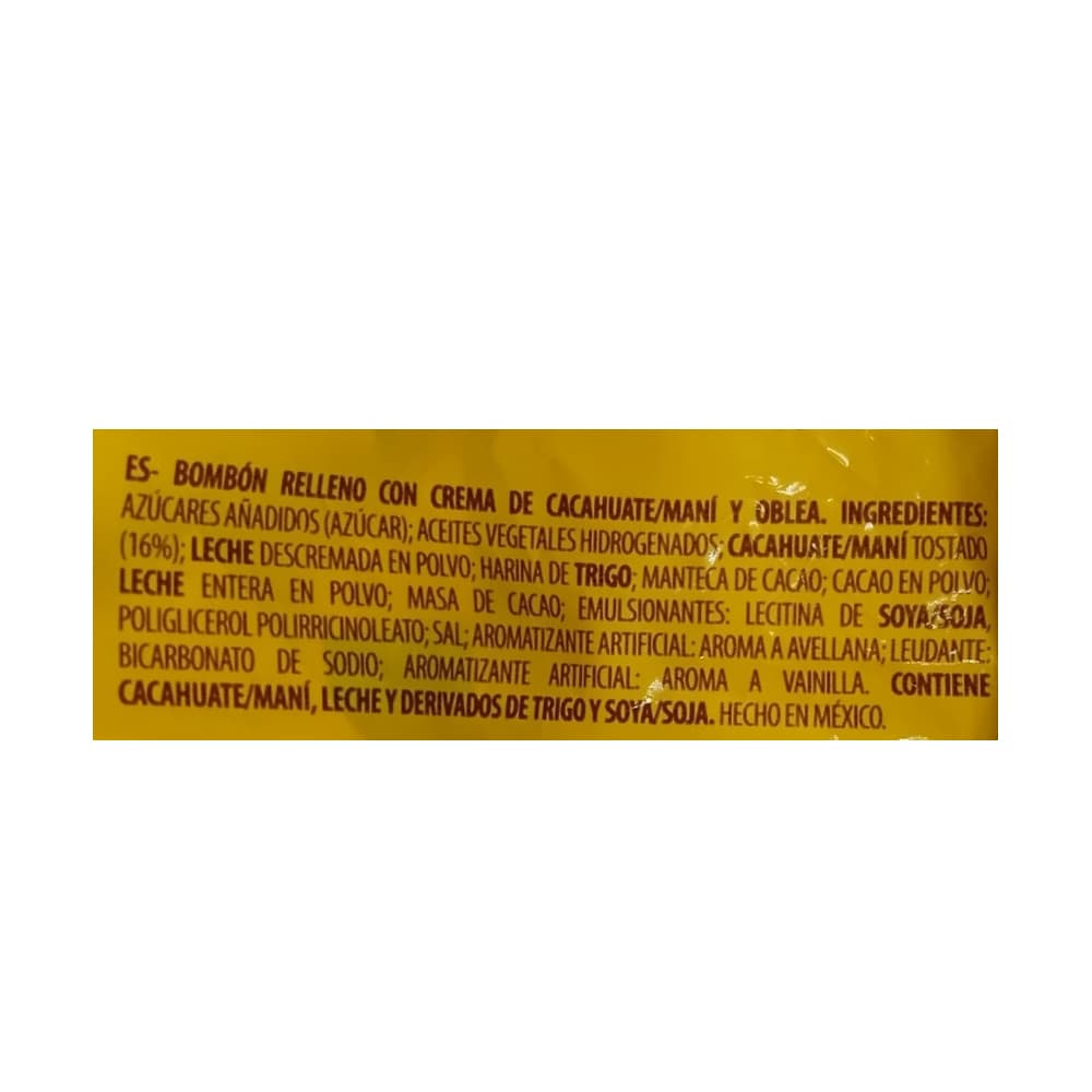 Bombón relleno con crema de cacahuate y oblea Bon o Bon (90 g / 3.1 oz) - Miniatura 3