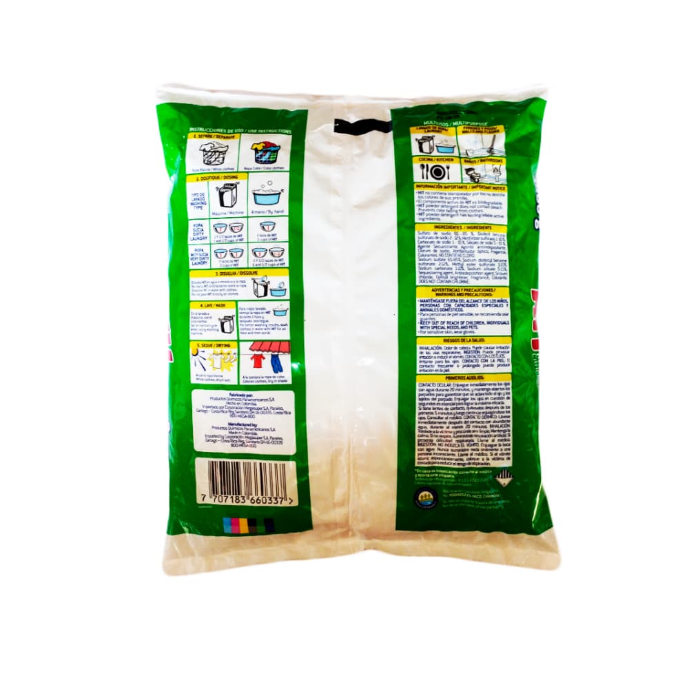 Detergente en polvo con aroma mixto de cítricos Hit (1 kg / 2.2 lb) - Miniatura 3