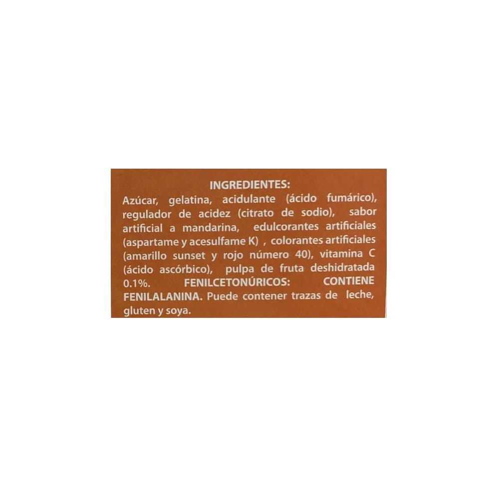 Gelatina sabor a mandarina Boom (40 g / 1.4 oz) - Miniatura 4