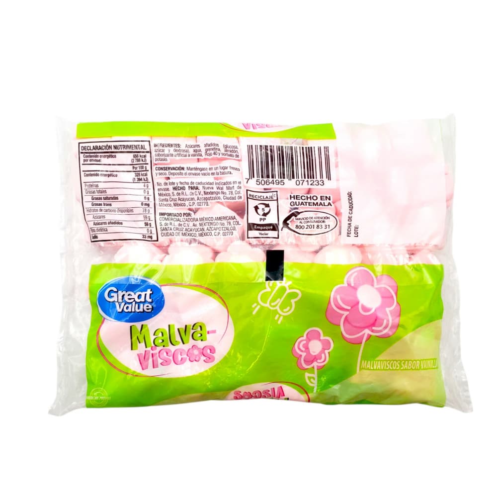 Malvaviscos sabor vainilla Great Value (200 g / 7.05 oz) - Miniatura 2