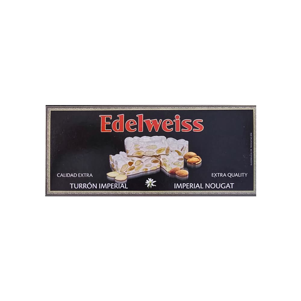 Turrón imperial calidad extra Edelweiss (150 g / 5.29 oz) - Imagen 1