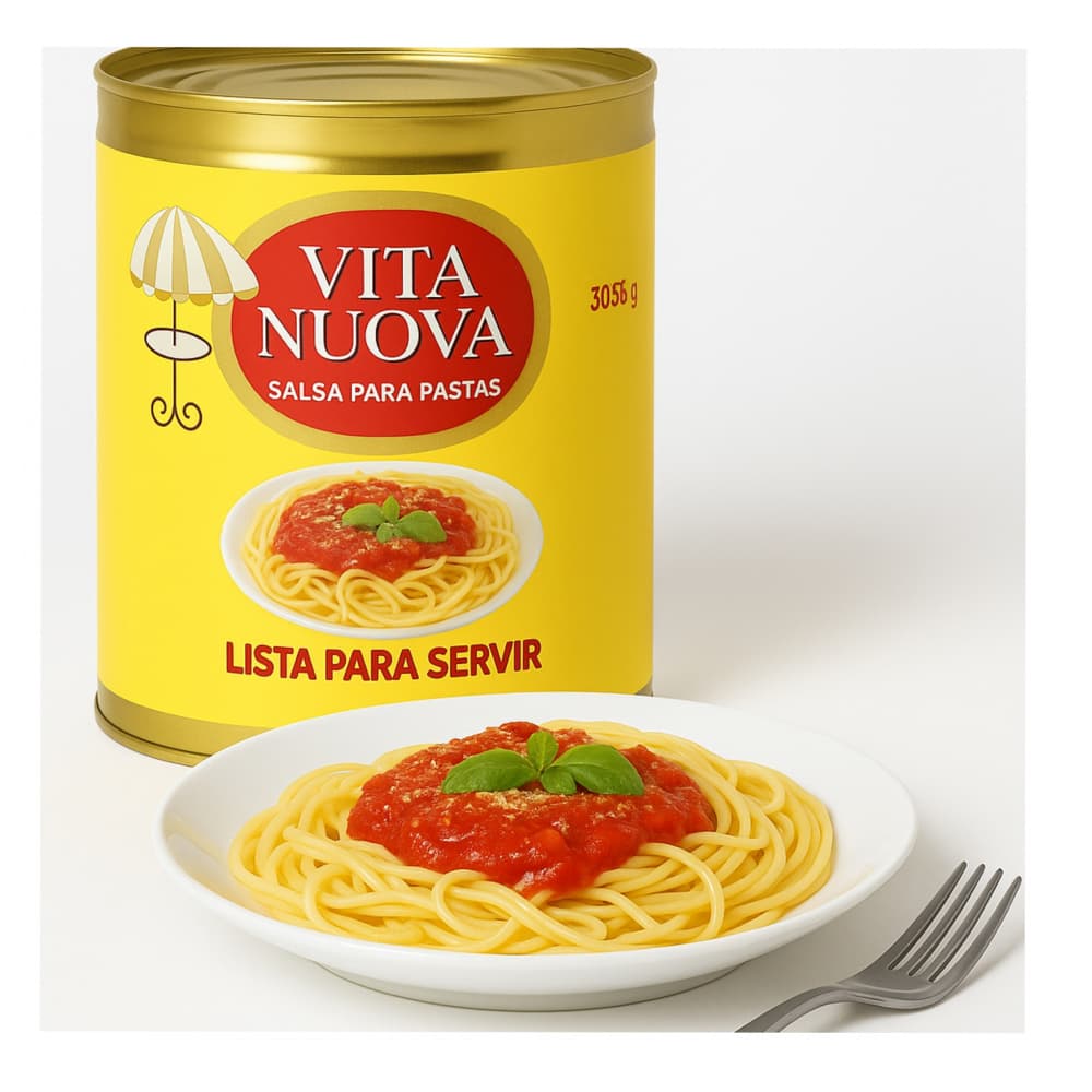 Salsa de tomate para pastas Vita Nuova (3 kg / 6.73 lb) - Miniatura 3