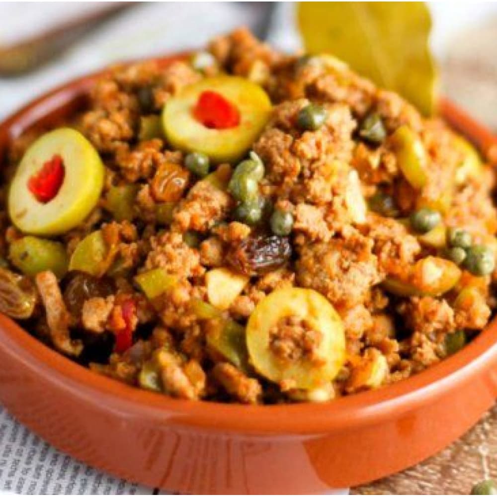 Picadillo condimentado con aceitunas Bravo (400 g / 14.10 oz) - Miniatura 2