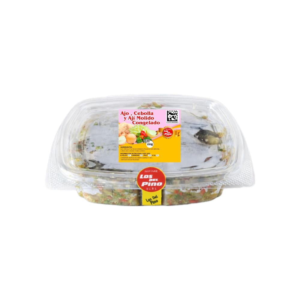 Ajo, cebolla y ají molida congelada Los del Pino (250 g / 8.8 oz) - Miniatura 2