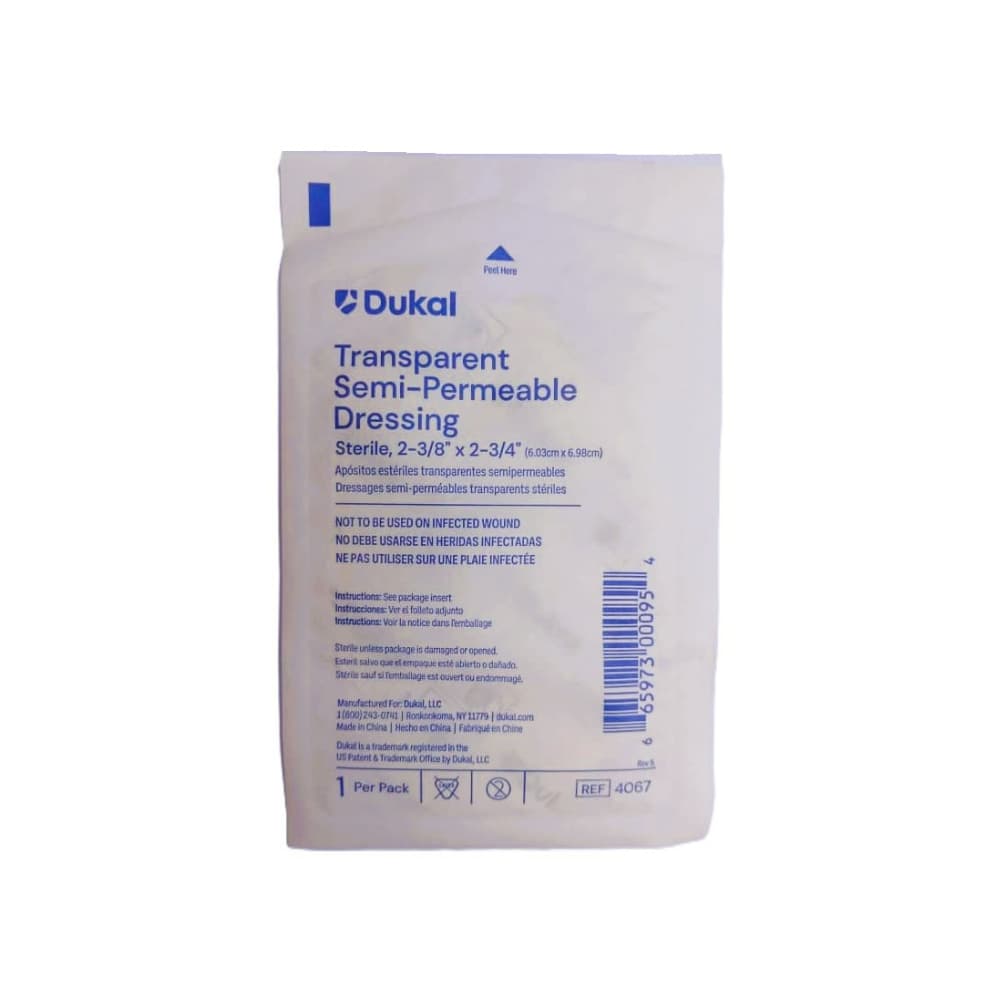 Apósito estéril transparente semipermeable 6 cm x 7 cm Dukal - Miniatura 2