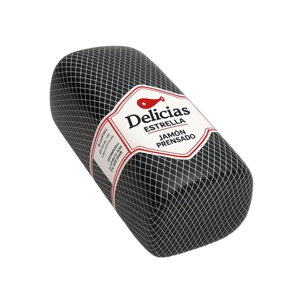 Jamón prensado Delicias Estrella (2.6 kg / 5.73 lb) - Imagen 1