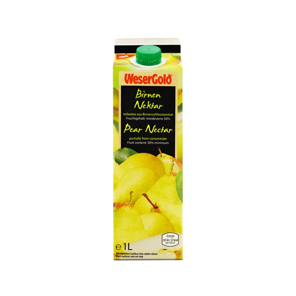 Néctar de pera WeserGold (1 L) - Imagen 1