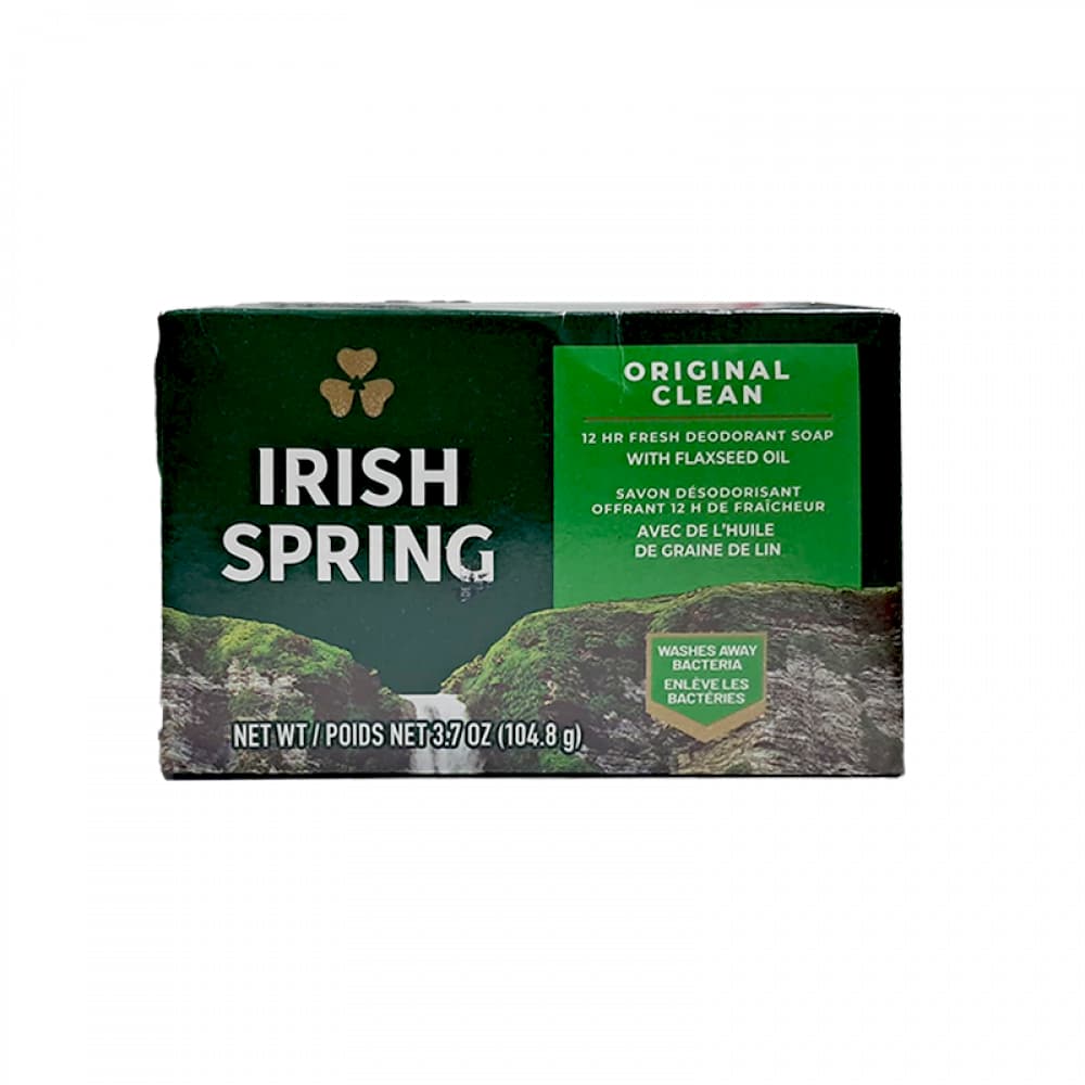 Jabón desodorante en barra original Irish Spring (104.8 g / 3.7 oz) - Imagen 1