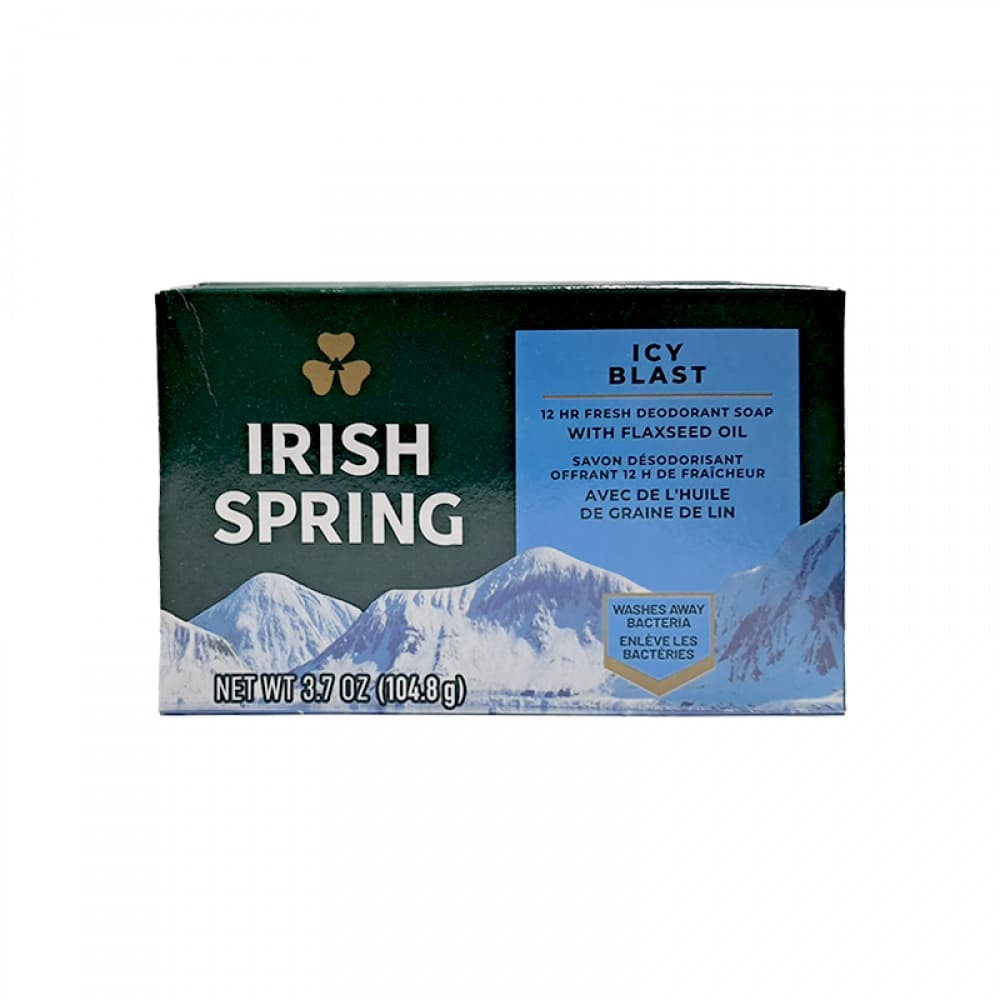 Jabón desodorante en barra ráfaga de hielo Irish Spring (104.8 g / 3.7 oz) - Imagen 1
