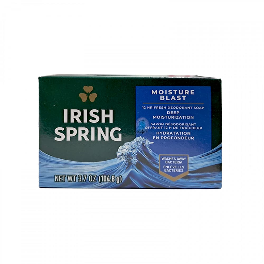 Jabón desodorante en barra ráfaga de humedad Irish Spring (104.8 g / 3.7 oz) - Imagen 1