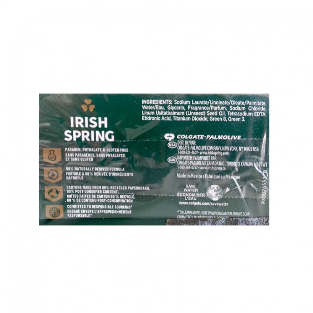 Jabón desodorante en barra original Irish Spring (3 x 104.8 g / 3.7 oz) - Miniatura 2