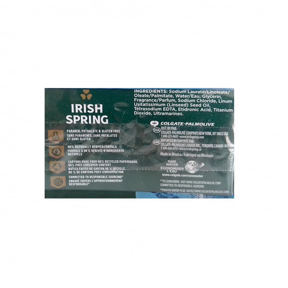 Jabón desodorante en barra ráfaga de hielo Irish Spring (3 x 104.8 g / 3.7 oz) - Miniatura 2