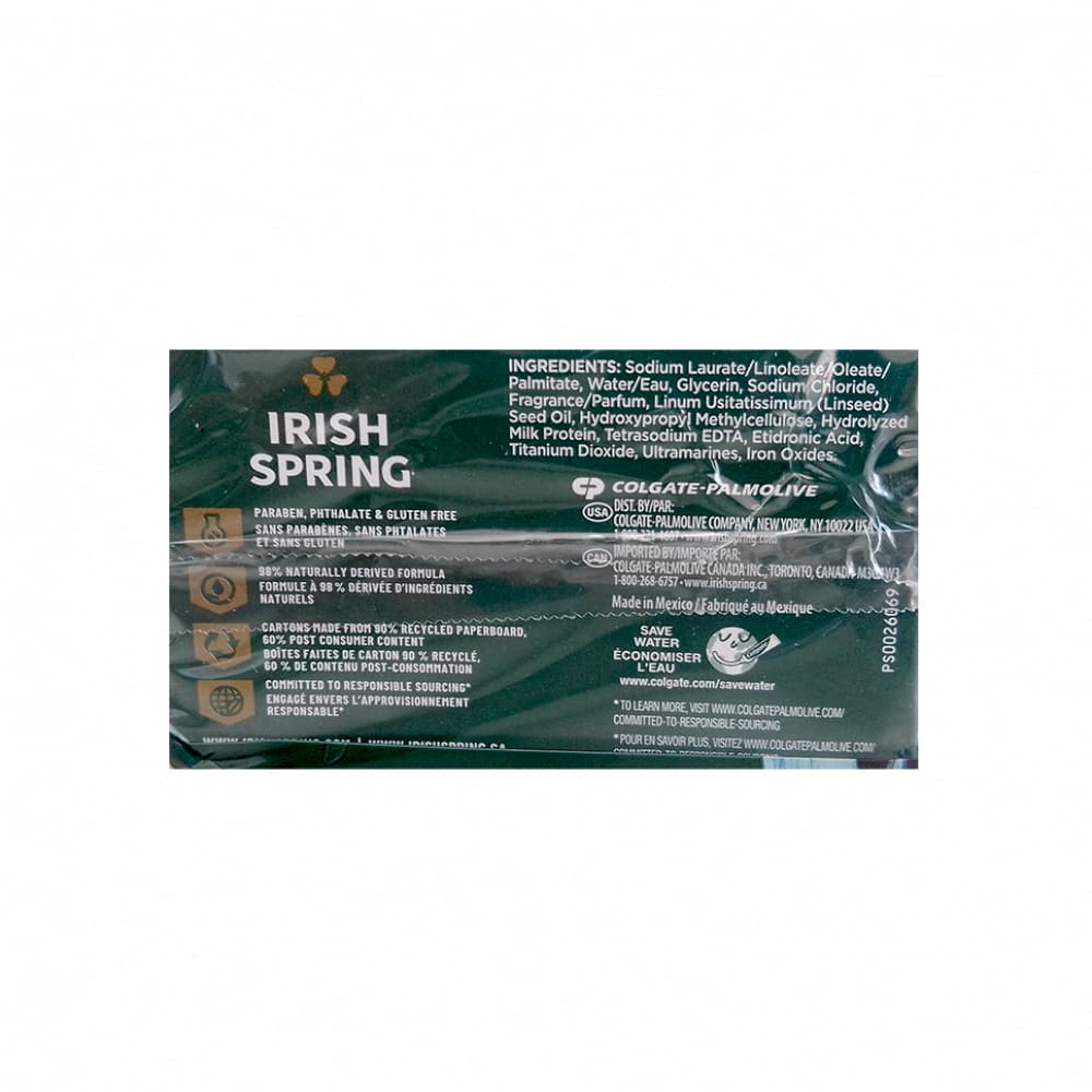 Jabón desodorante en barra ráfaga de humedad Irish Spring (3 x 104.8 g / 3.7 oz) - Miniatura 2