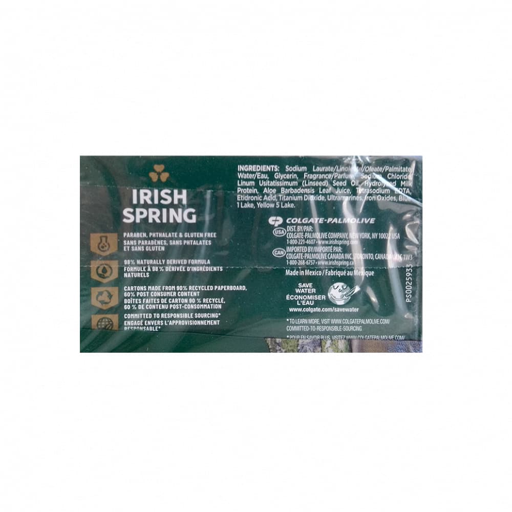 Jabón desodorante en barra niebla de aloe Irish Spring (3 x 104.8 g / 3.7 oz) - Miniatura 2