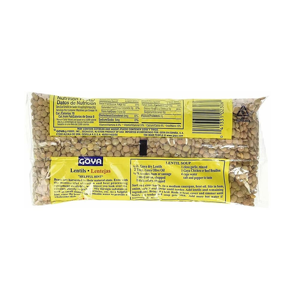 Lentejas Goya (397 g / 14 oz) - Miniatura 2