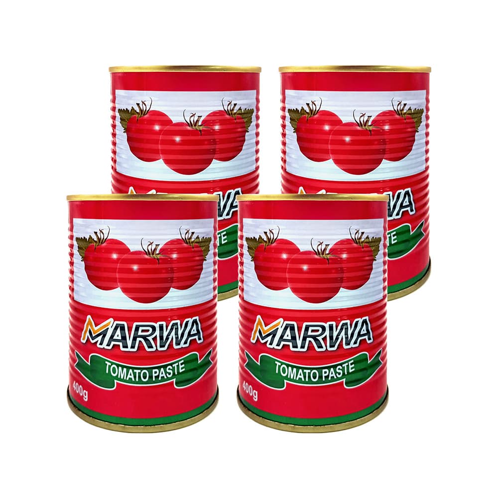 Pasta de tomate Marwa (4 x 400 g / 14.1 oz) - Imagen 1