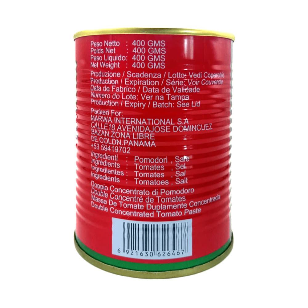 Pasta de tomate Marwa (12 x 400 g / 14.1 oz) - Miniatura 3