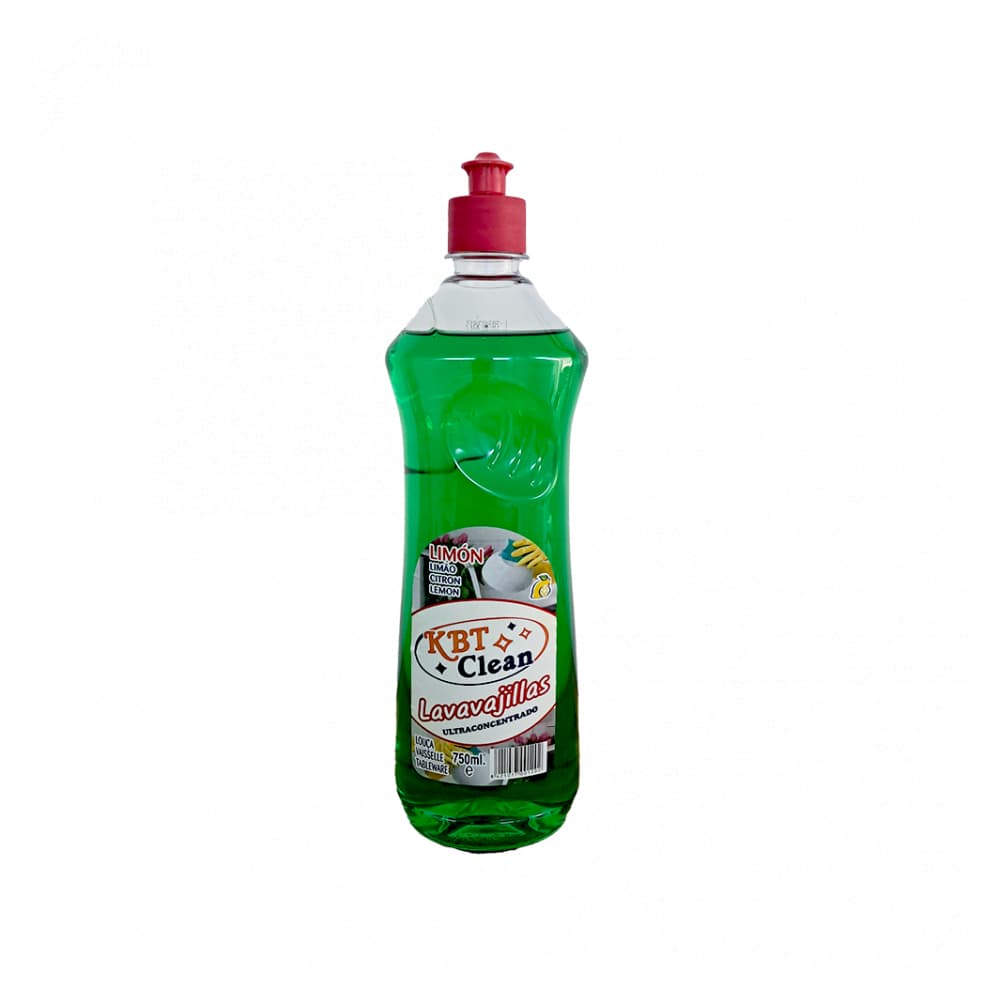 Detergente líquido lavavajillas de limón KBT (750 ml) - Imagen 1