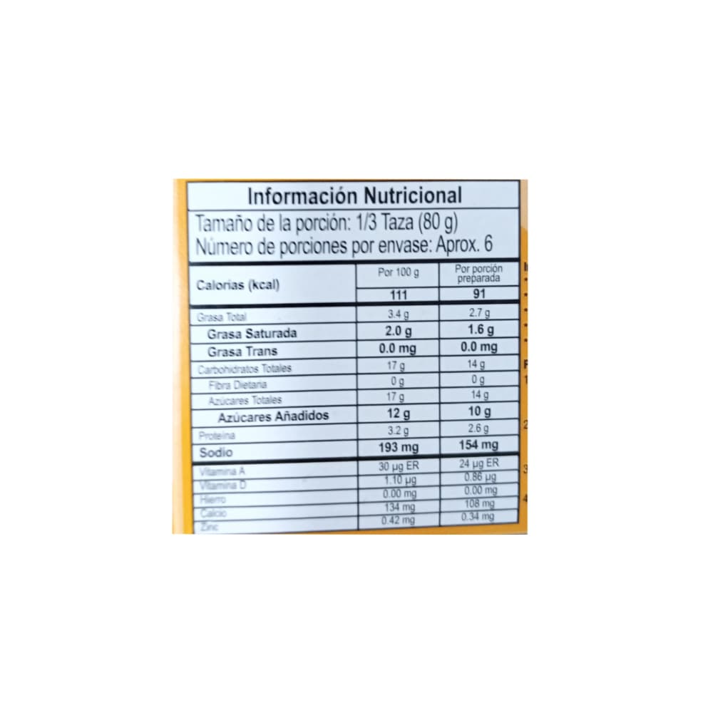 Flan sabor a leche Gel´hada (60 g / 2.12 oz) - Miniatura 3