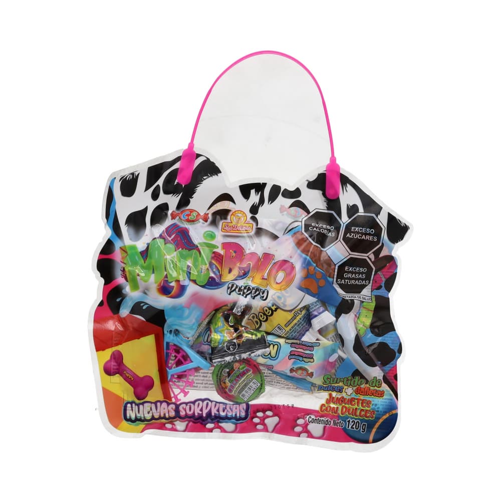 Surtido de dulces, galletas y juguetes con dulce Mini Bolo (120 g / 4.2 oz) - Imagen 1