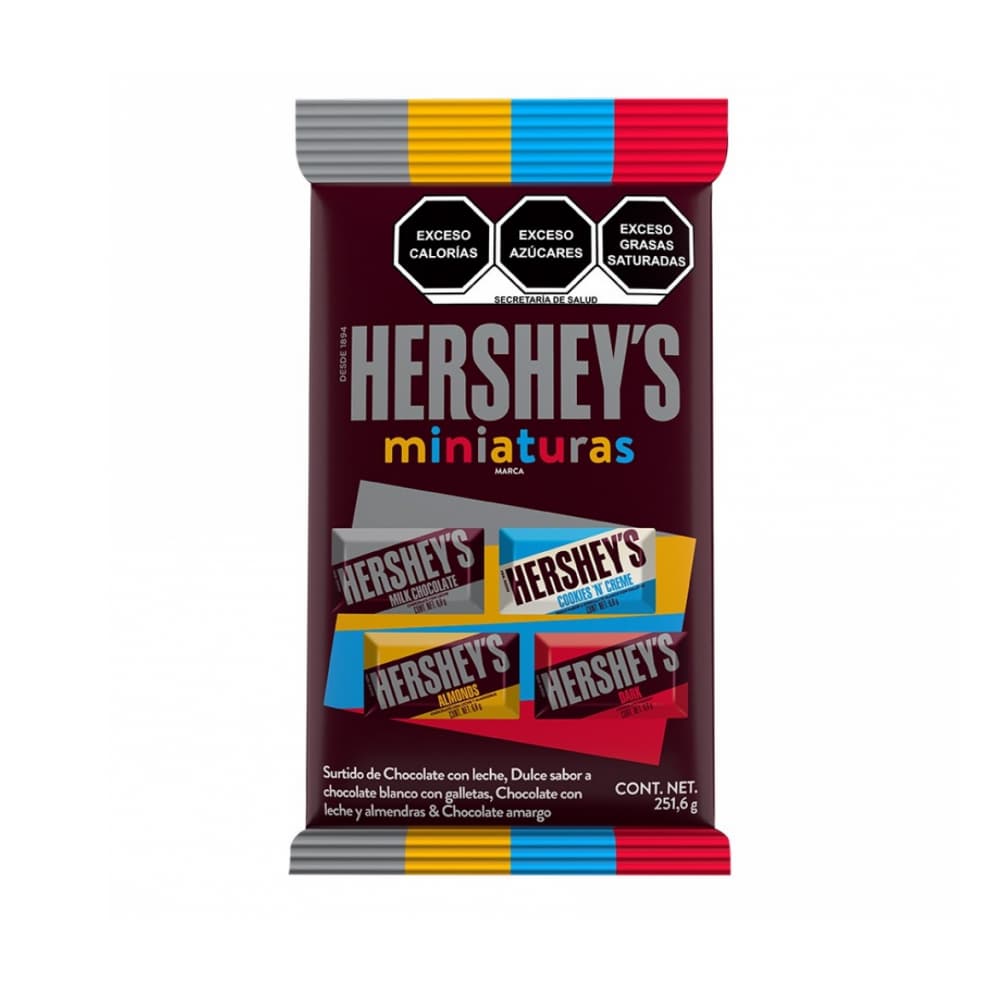 Surtido miniaturas de chocolates Hershey's (251.6 g / 8.8 oz) - Imagen 1