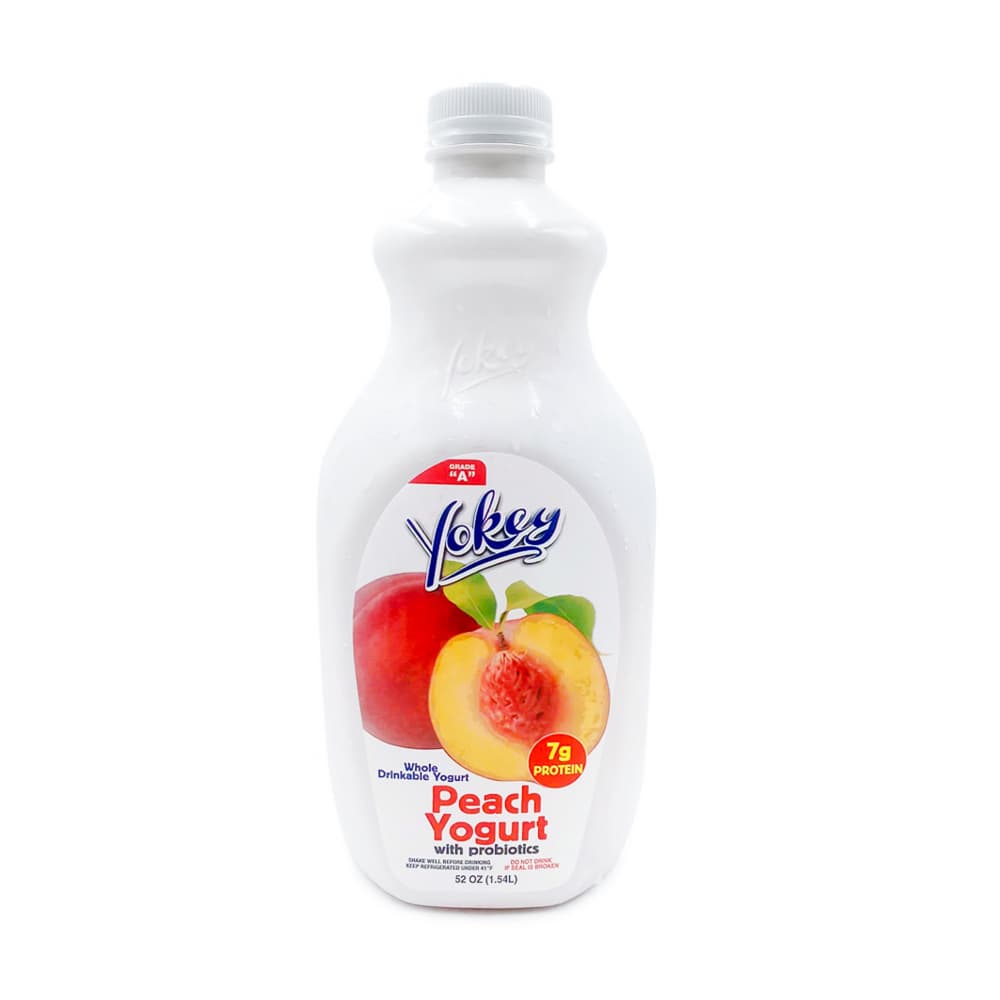 Yogurt de melocotón con probióticos Yokey (1.54 L) - Imagen 1