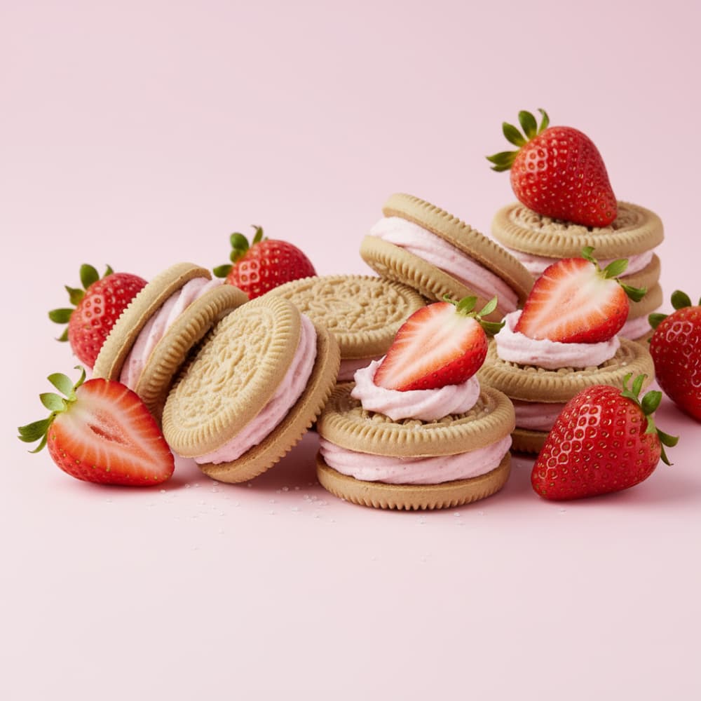 Galletas rellenas sabor fresa Hipopó (12 x 80 g / 2.82 oz) - Miniatura 2