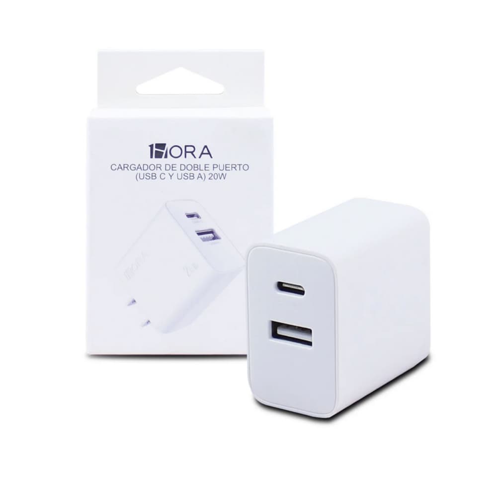 Cargador de doble puerto 1HORA - Imagen 1