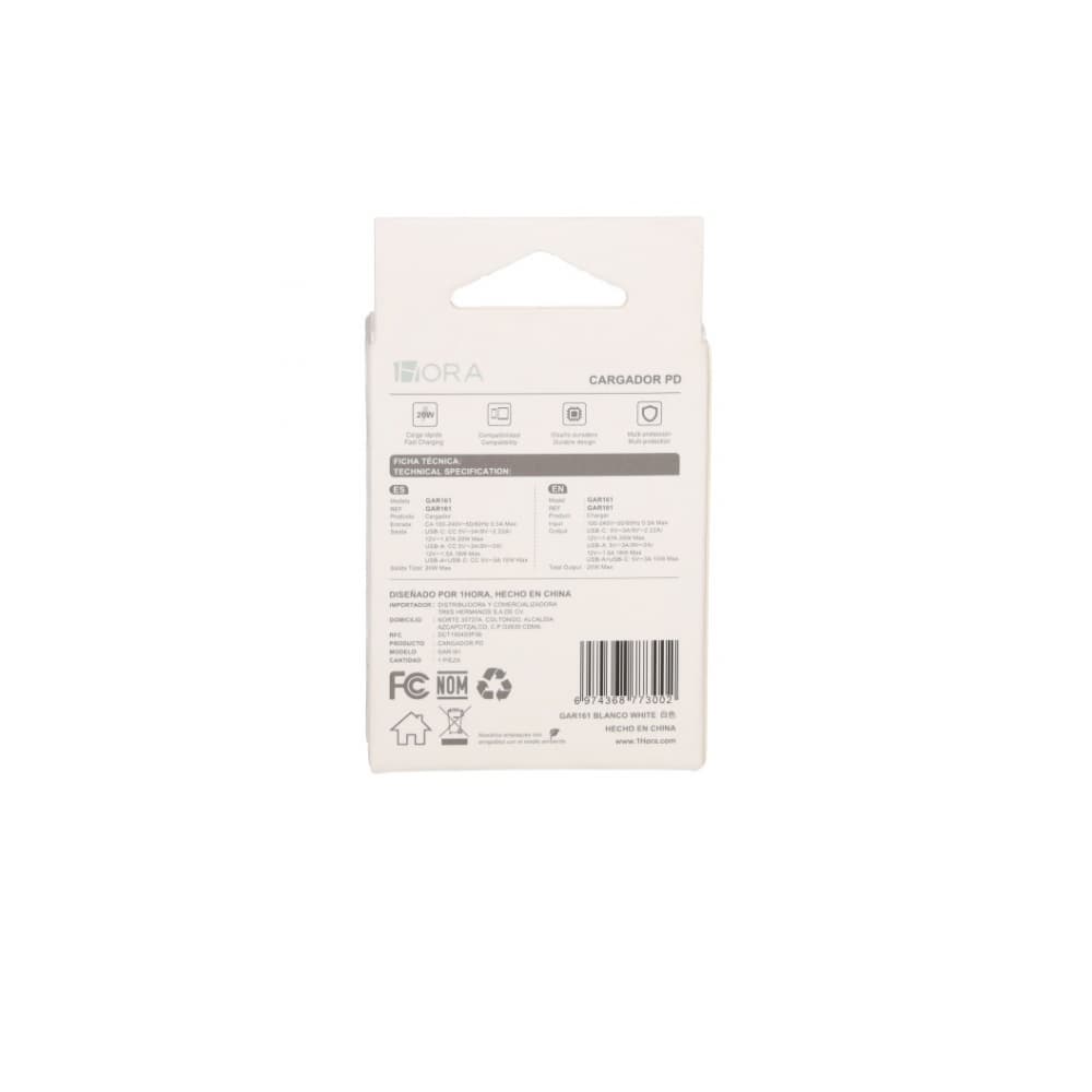 Cargador de doble puerto 1HORA - Miniatura 2