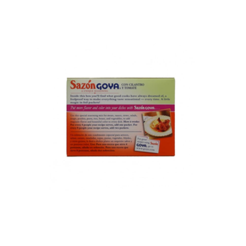 Sazón con cilantro y tomate Goya (40 g / 1.41 oz) - Miniatura 2