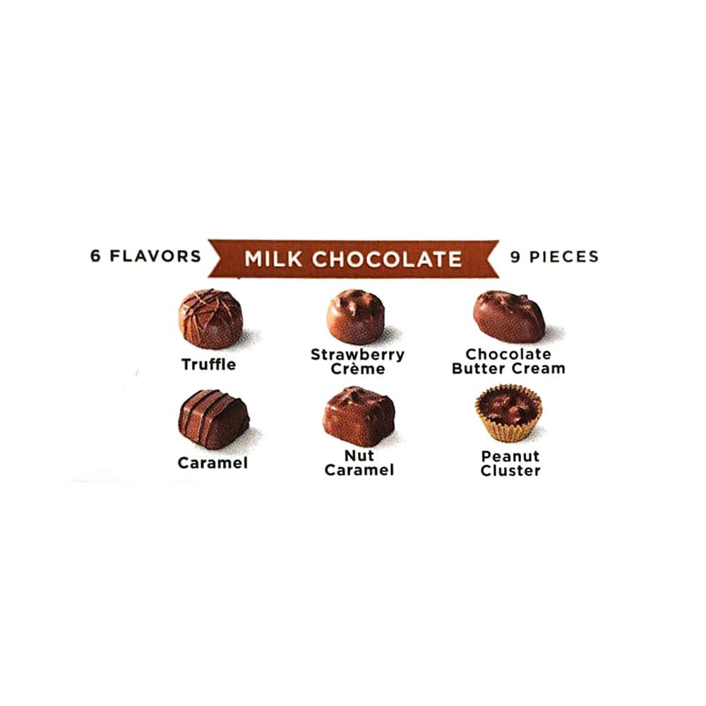 Surtido de bombones de chocolate con leche Russell Stover (145 g / 5.1 oz) - Miniatura 3