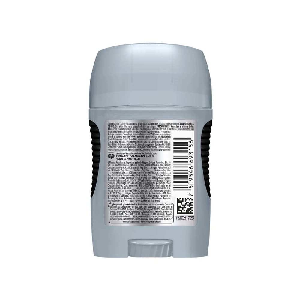 Desodorante en barra antitranspirante sin alcohol Energy Speed Stick (50 g / 1.7 oz) - Miniatura 2