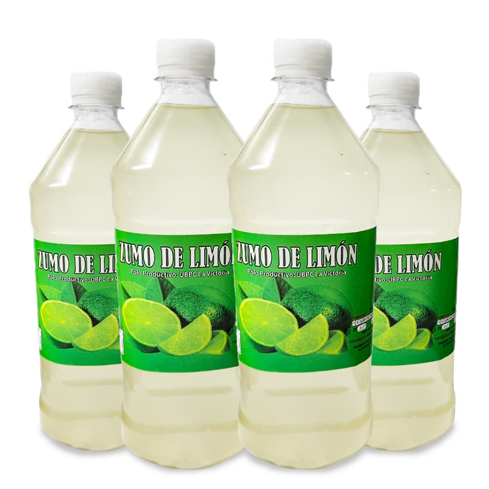 Zumo de limón (4 x 1 L) - Imagen 1
