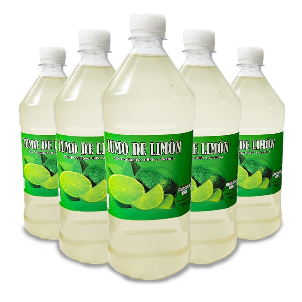 Zumo de limón (5 x 1 L) - Imagen 1