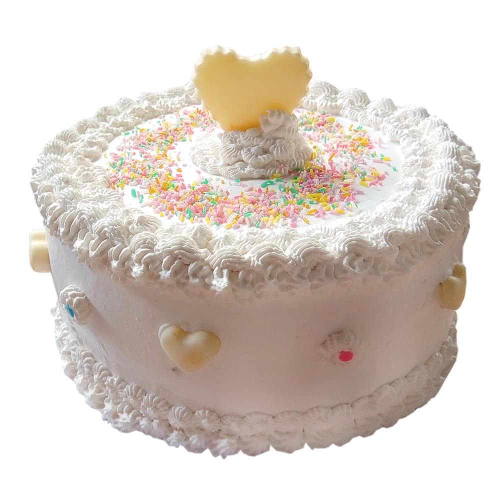 Cake vainilla de nata Cakes MM (12 comensales) - Imagen 1