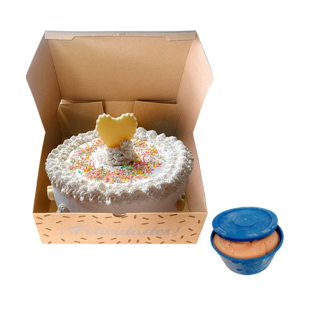 Cake de vainilla y dulce de leche de nata Cakes MM (12 comensales) - Miniatura 3