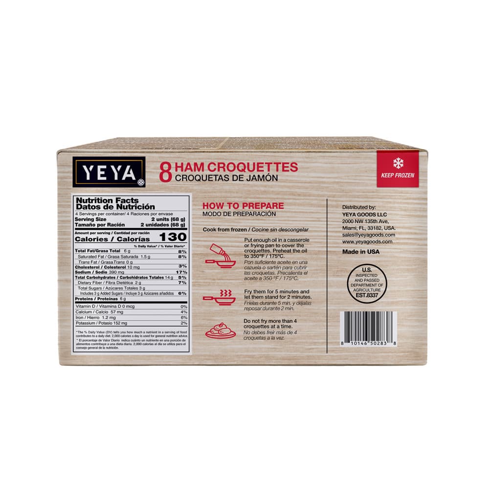 Croquetas de jamón Yeya (272 g / 9.6 oz) - Miniatura 4