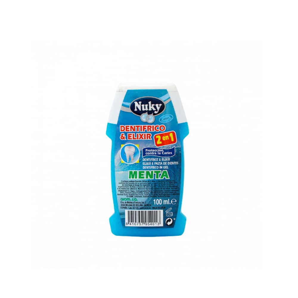 Pasta dental de menta Nuky (100 ml) - Imagen 1