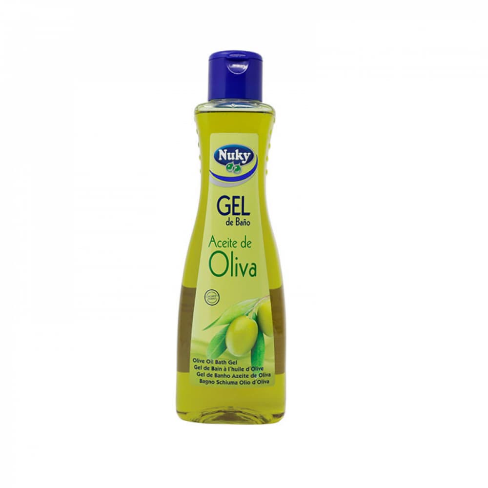 Gel de baño de aceite de oliva Nuky (750 ml) - Imagen 1