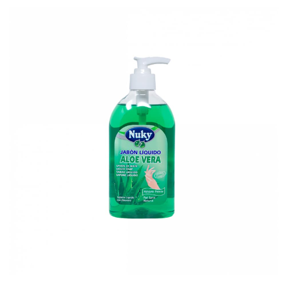 Jabón líquido de aloe vera Nuky (500 ml) - Imagen 1