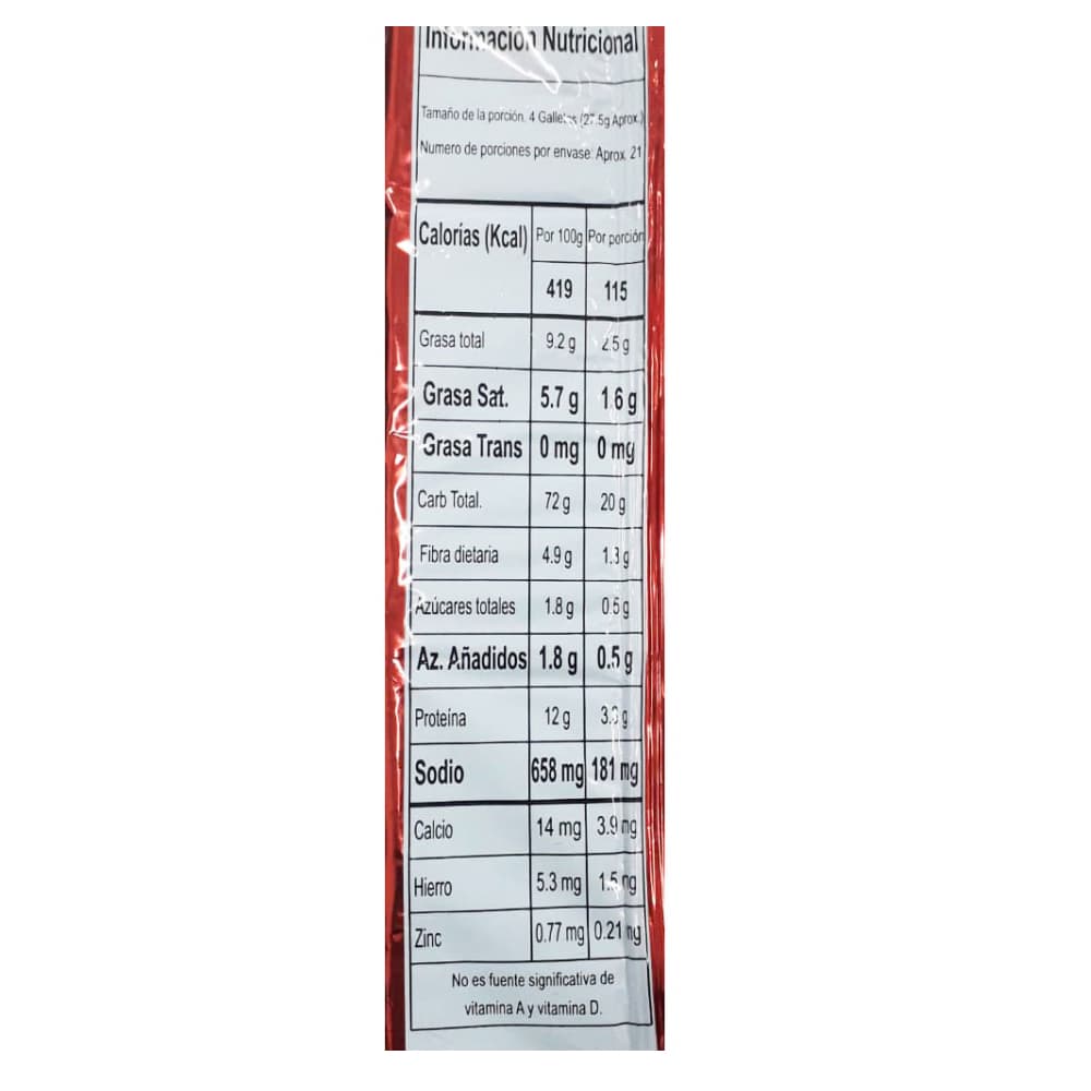 Galletas salada tradicional Crokantinas (577 g / 1.27 lb) - Miniatura 2