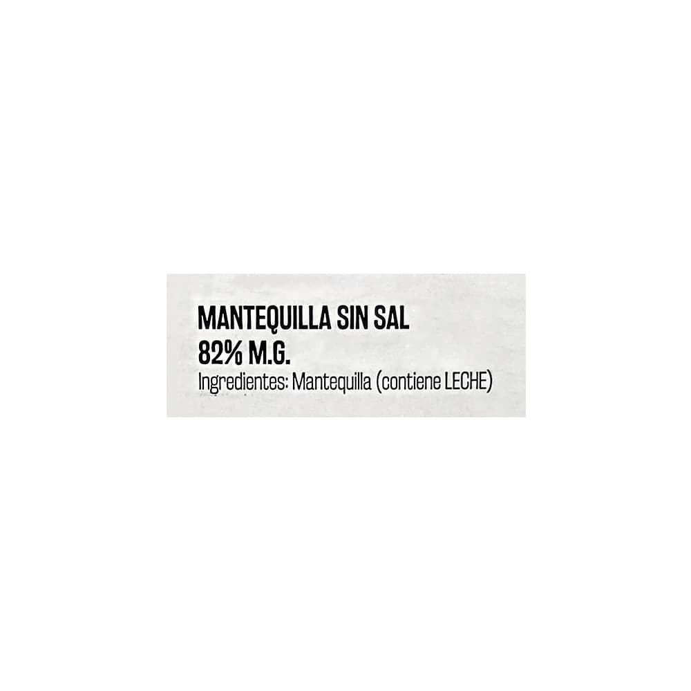 Mantequilla sin sal 82% MG Vima Foods (8 g) - Miniatura 2