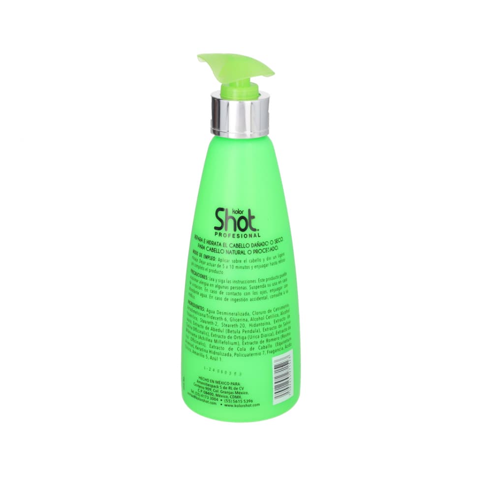 Mascarilla reparadora con hierbas para cabello dañado Kolor Shot (300 ml / 10.14 floz) - Miniatura 3