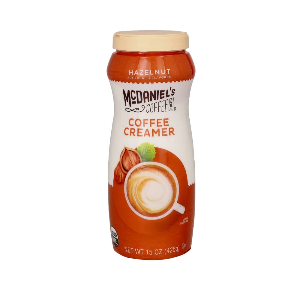 Crema para café sabor avellana McDaniel's Coffee (425 g / 15 oz) - Imagen 1