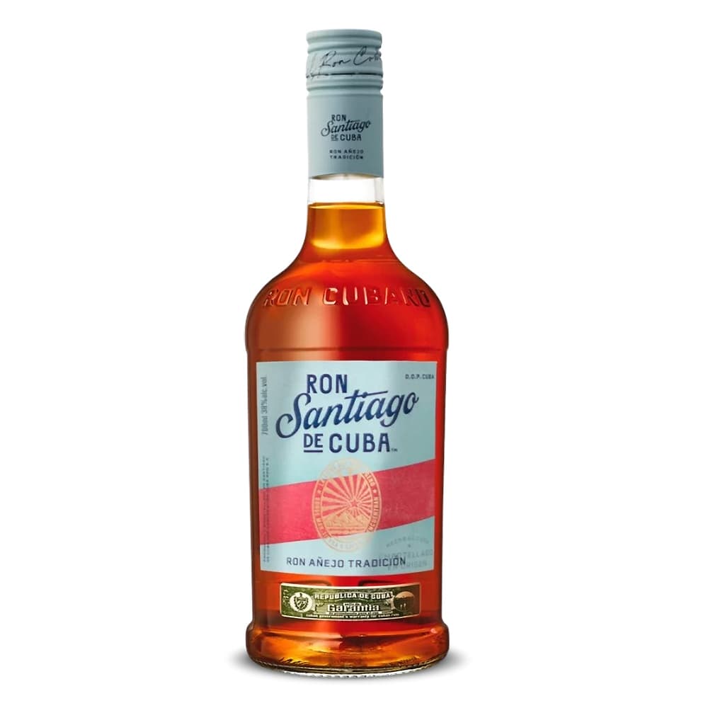 Ron añejo tradición 38 % vol Santiago de Cuba (700 ml) - Imagen 1
