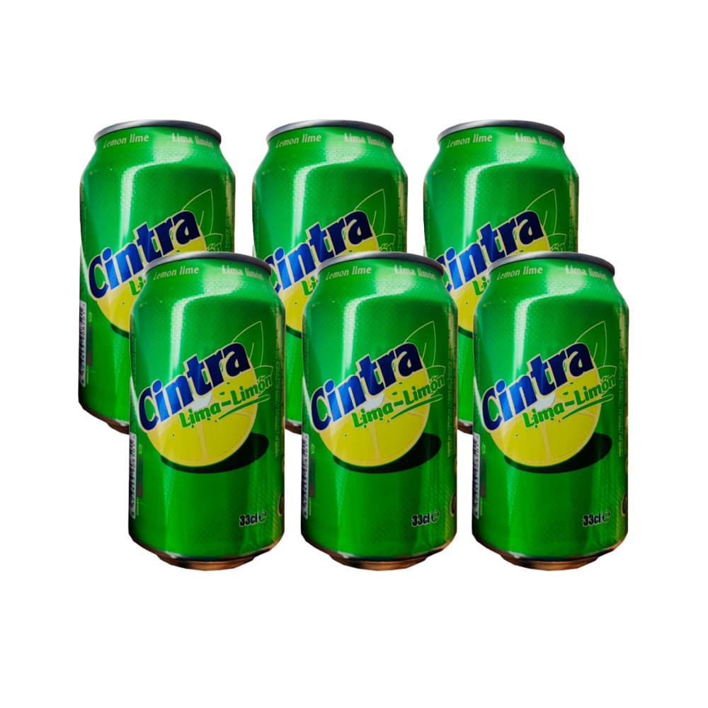 Refresco gaseado de lima limón Cintra (6 x 330 ml) - Imagen 1