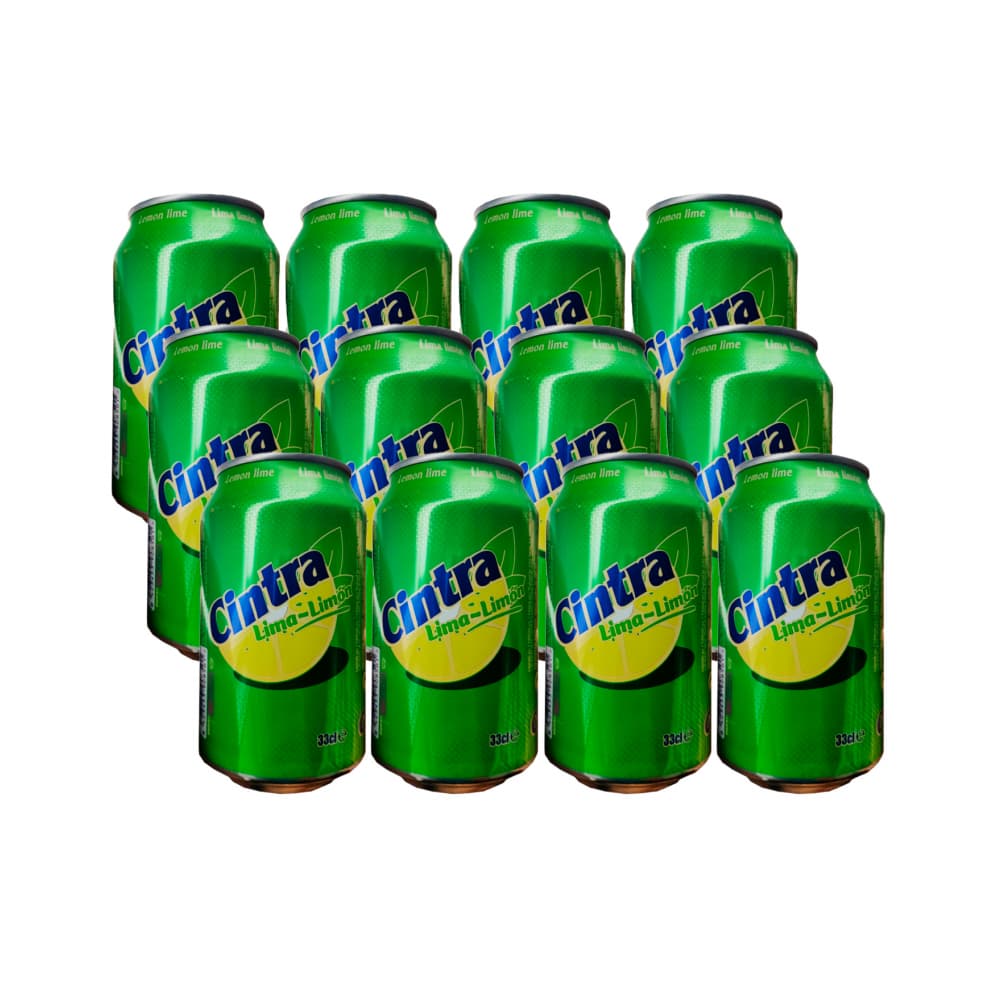 Refresco gaseado de lima limón Cintra (12 x 330 ml) - Imagen 1