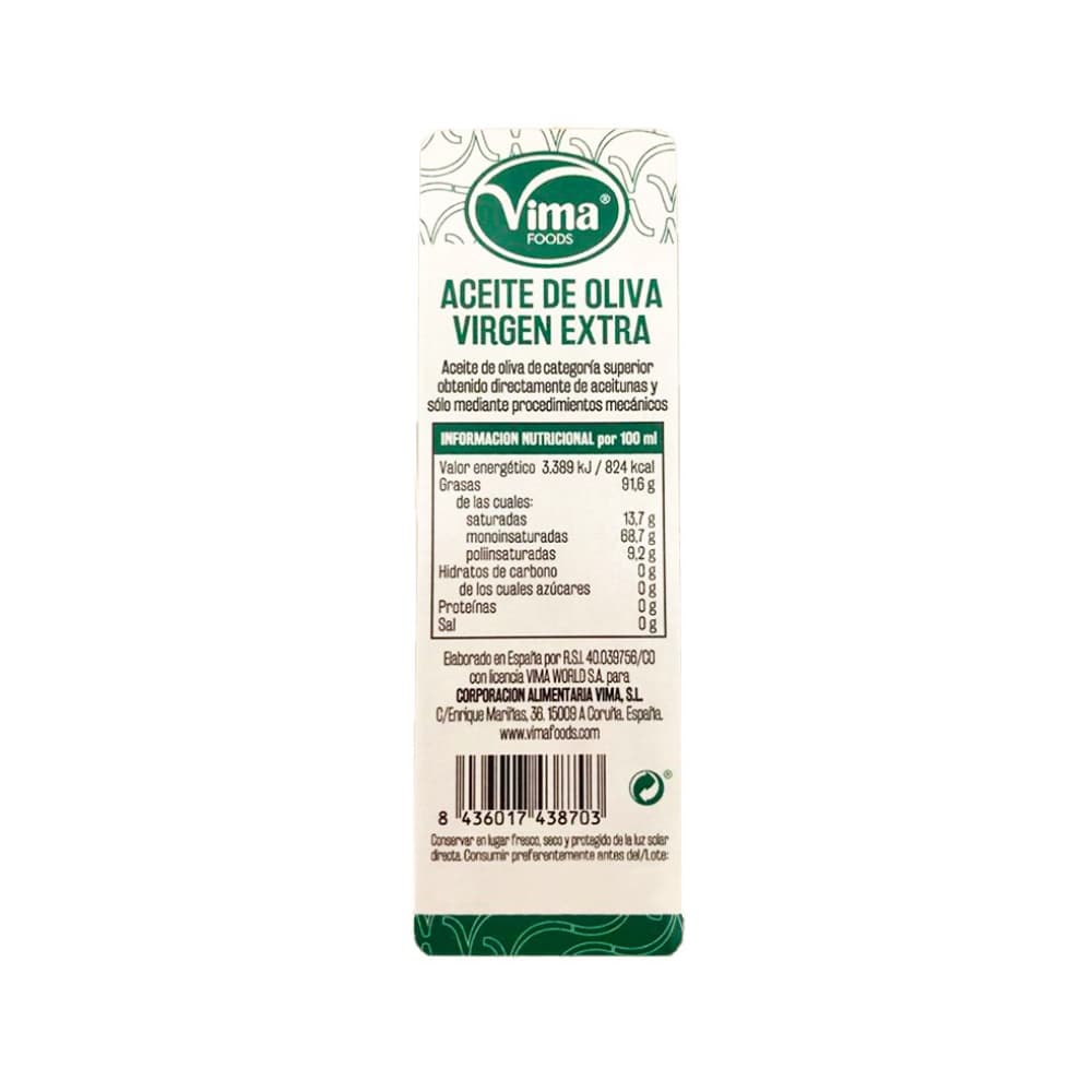 Aceite de oliva virgen extra Vima Foods (250 ml) - Miniatura 3