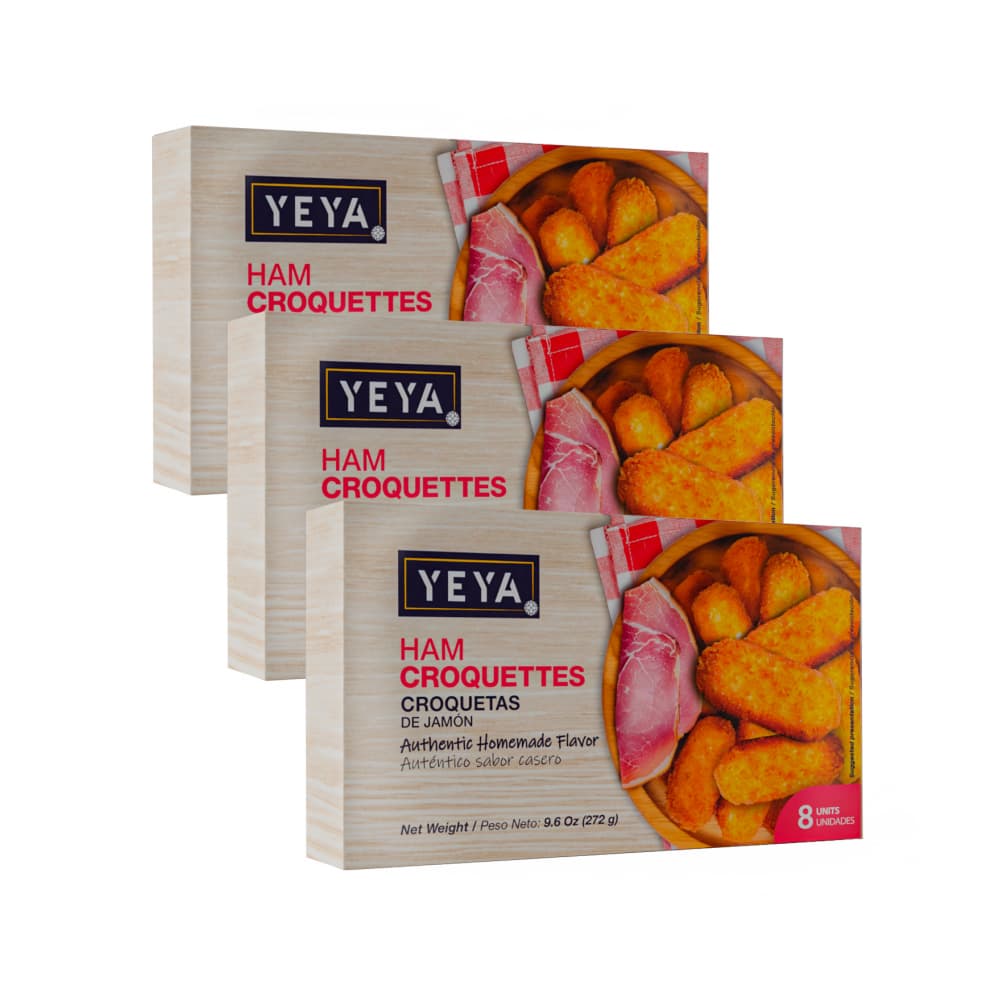 Croquetas de jamón Yeya (3 x 8 U) - Imagen 1